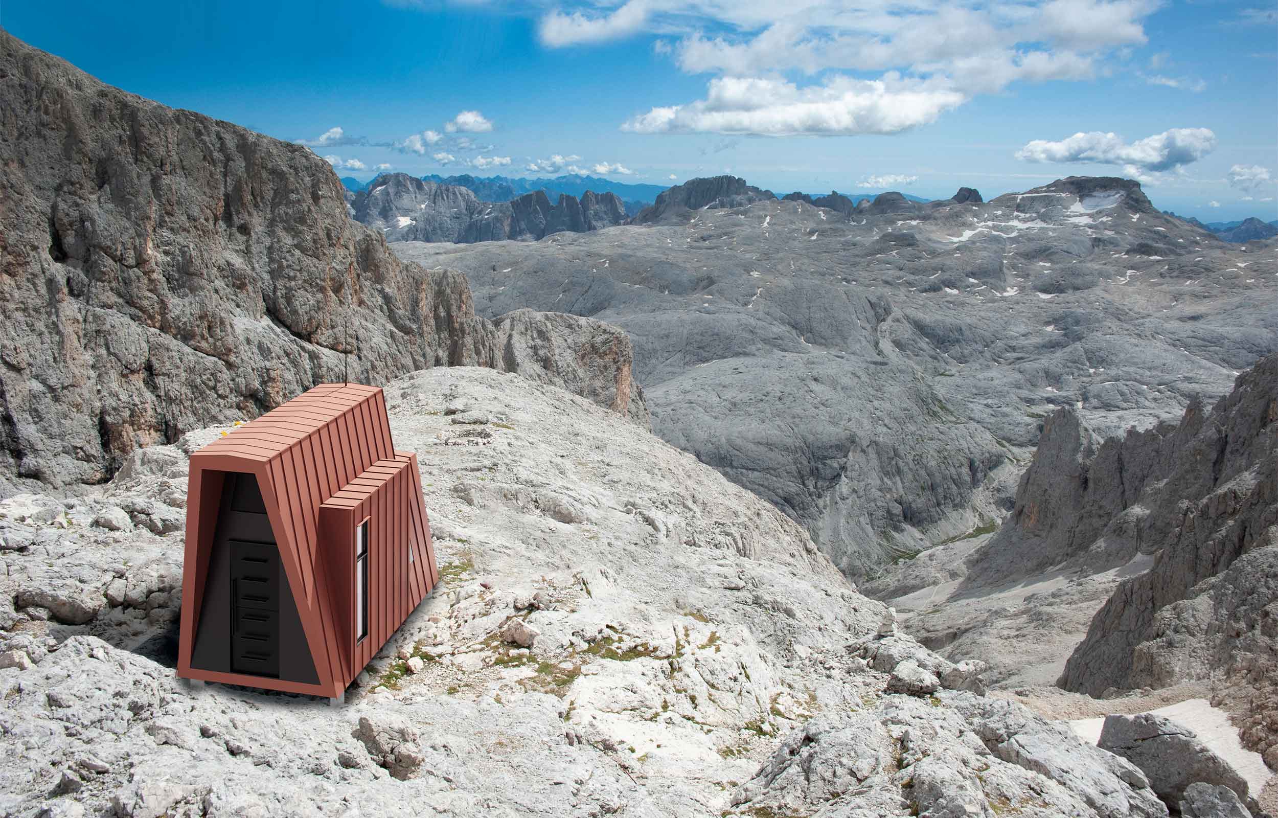Alpine Hut Exterior